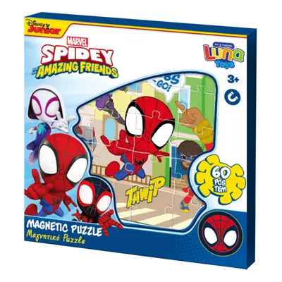 Magnetické puzzle, dílků (Spidey)