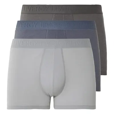 Livergy® Pánské boxerky, kusy (tmavě šedá / modrá / světle šedá , 6/L)