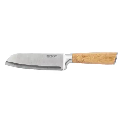 Ernesto® Kuchyňský nůž / Sada kuchyňských nožů (Santoku nůž s bambusovou rukojetí)