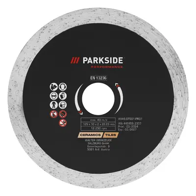 Parkside Performance® Řezný kotouč na kov / Hrubovací kotouč / Diamantový řezný kotouč (diamanto