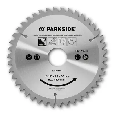 Parkside® Pilový kotouč pro okružní pily PSH A1 (160 mm, zubů)