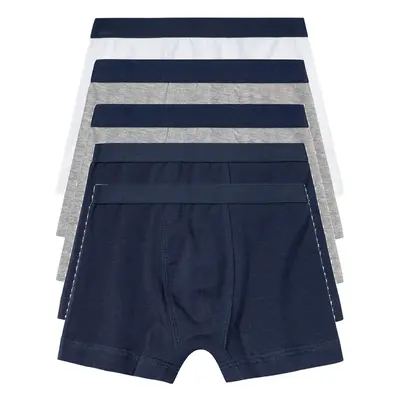 pepperts!® Chlapecké boxerky, kusů (158/164, bílá / šedá / navy modrá)