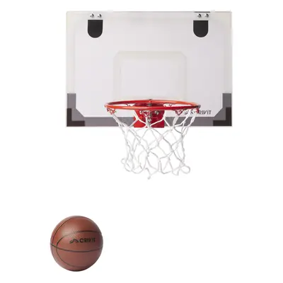 Crivit Mini branka na fotbal + míč / koš na basketbal + míč (mini koš na basketbal + míč)