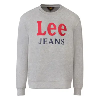 Lee Pánská mikina Jeans Crew (šedá, M)