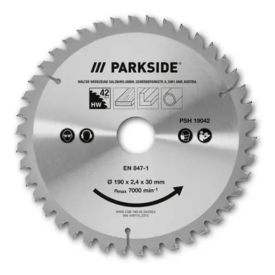 Parkside® Pilový kotouč pro okružní pily PSH A1 (190 mm zubů)