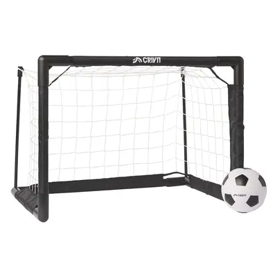 Crivit Mini branka na fotbal + míč / koš na basketbal + míč (mini branka na fotbal + míč)