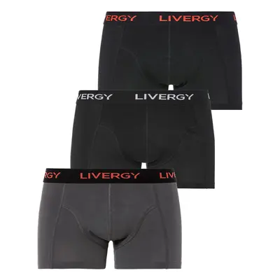 Livergy® Pánské boxerky, kusy (5/M, černá/šedá)