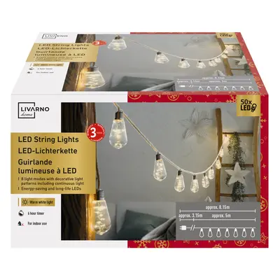 Livarno home Světelný LED řetěz / LED svítidlo ve tvaru pampelišky / Závěsné LED svítidlo (Led ř