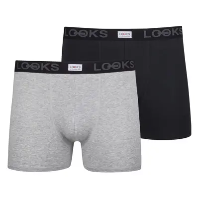 Looks by Wolfgang Joop Pánské boxerky, kusy (Xl, černá/šedá)