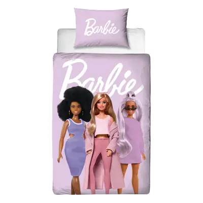 Barbie Dětské ložní povlečení Renforcé, x cm, x cm (lila fialová)