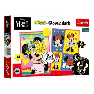 Trefl Puzzle v Glow in the dark (Minnie)