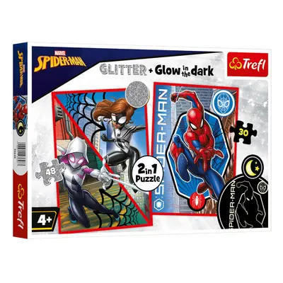 Trefl Puzzle v Glow in the dark (Spiderman)