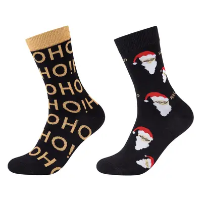 Fun Socks Dámské / Pánské vánoční ponožky, páry (Santa Claus/Hohoho, 36-40)