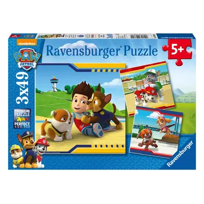 Ravensburger Dětské puzzle (Tlapková patrola: hrdinové s kožichem 3x49p)