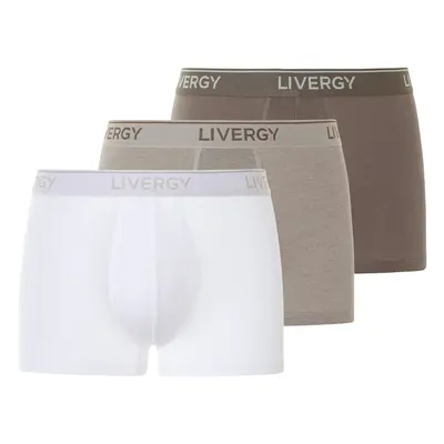 Livergy® Pánské boxerky, kusy (6/L, béžová/bílá)