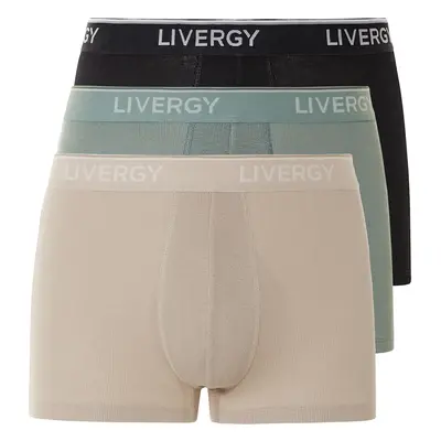 Livergy® Pánské boxerky, kusy (8/Xxl, černá/zelená/písková)