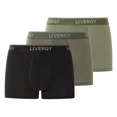 Livergy® Pánské boxerky, kusy (8/Xxl, tmavě šedá / olivová / zelená)