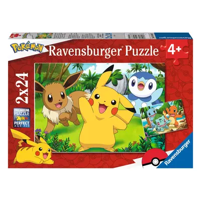 Ravensburger Dětské puzzle (Pokémon 2x24p)