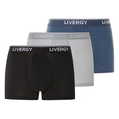 Livergy® Pánské boxerky, kusy (7/Xl, černá/modrá/šedá)