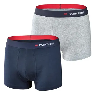 Parkside® Pánské boxerky, kusy (5/M, navy modrá / šedá)