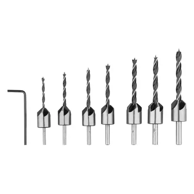 Parkside® Sada speciálních vrtáků PSB A1 (sada vrtáků do dřeva / záhlubníků, 8dílná)
