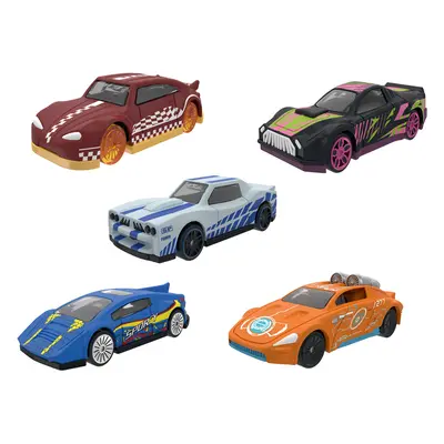 Playtive Sada autíček 1:64, 5dílná (Tuning Cars)