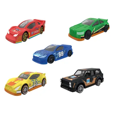 Playtive Sada autíček 1:64, 5dílná (Race Cars)