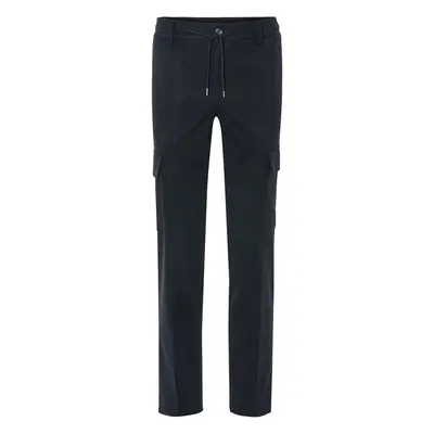 Livergy® Pánské flanelové cargo kalhoty (Xl(56/58), navy modrá)