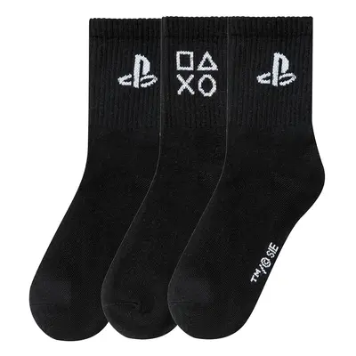 Dětské ponožky, páry (PlayStation, černá)