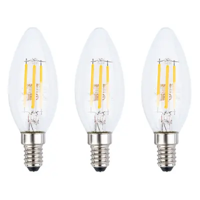 Osram Filamentová LED žárovka 2/3 kusy (svíčka 40W E14 FIL čirá)