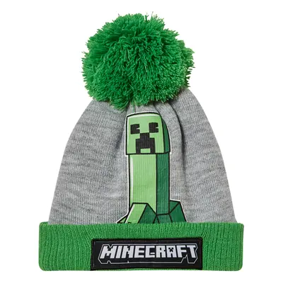 Minecraft Chlapecká čepice (52, šedá/zelená)