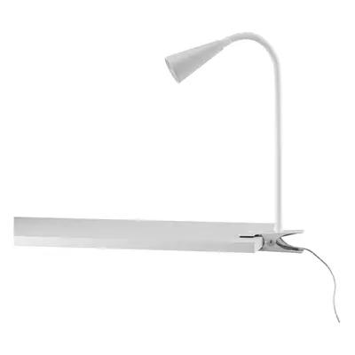 Livarno home Stolní LED lampa Freya (lampa se svorkou, bílá)