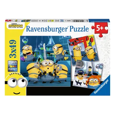 Ravensburger Dětské puzzle (Funny Minions 3x49p)