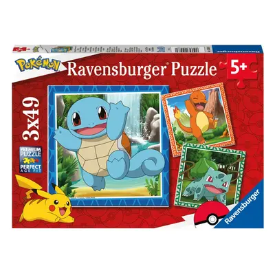 Ravensburger Dětské puzzle (Pokémon 3x49p)