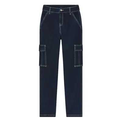 pepperts!® Chlapecké cargo kalhoty "Slim Fit" (164, tmavě modrá)