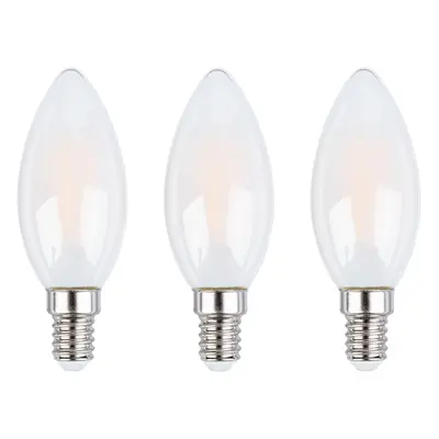 Osram Filamentová LED žárovka 2/3 kusy (svíčka 40W E14 FIL mléčná)