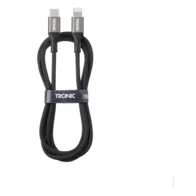 Tronic® Nabíjecí a datový kabel (zástrčka USB 2.0 typu C na Lightning®, černá)