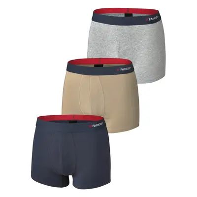 Parkside® Pánské boxerky, kusy (4/S, námořnická/béžová/šedá)