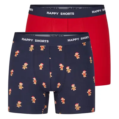 Happy Shorts Pánské vánoční boxerky, kusy (perníček, XXl)