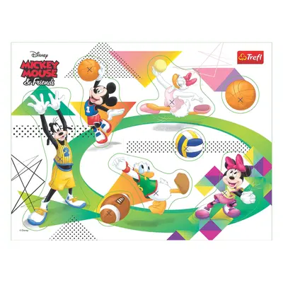 Trefl Dřevěné vkládací puzzle (Mickey Mouse a přátelé)