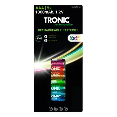 Tronic® Nabíjecí baterie Ni-MH Ready Use Color, kusů (Aaa – mikrotužková)