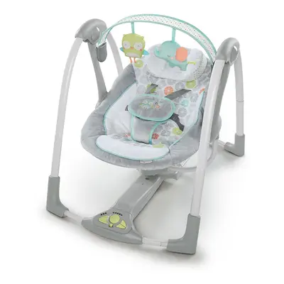 Ingenuity™ Dětská kolébka Swing 'n Go Portable Swing™ – Hugs & Hoots™