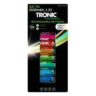 Tronic® Nabíjecí baterie Ni-MH Ready Use Color, kusů (AA – tužková)