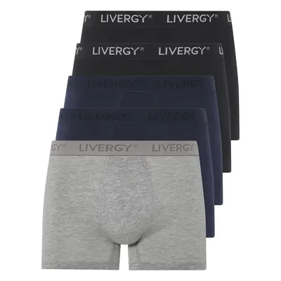 Livergy® Pánské boxerky, kusů (6/L, černá / tmavě modrá / šedá)