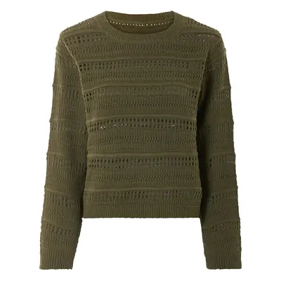 esmara® Dámský pletený svetr (khaki, L(44/46))