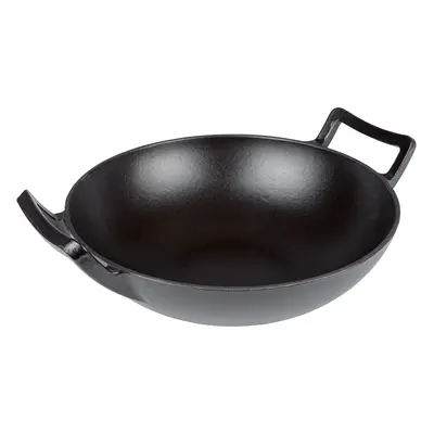 Grillmeister Litinová grilovací pánev Wok, Ø 32cm