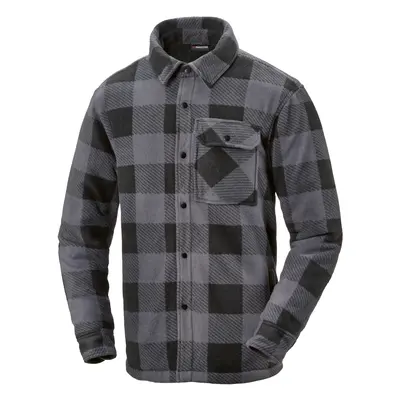 Parkside® Pánský flanelový overshirt (M (48/50), káro/šedá)