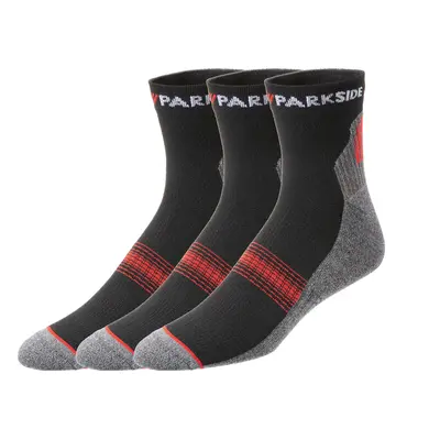 Parkside® Pánské pracovní ponožky, páry (černá, 39-42)