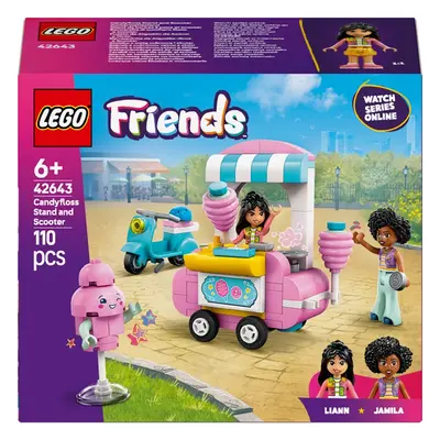 Lego® Friends Stánek s cukrovou vatou a skútr