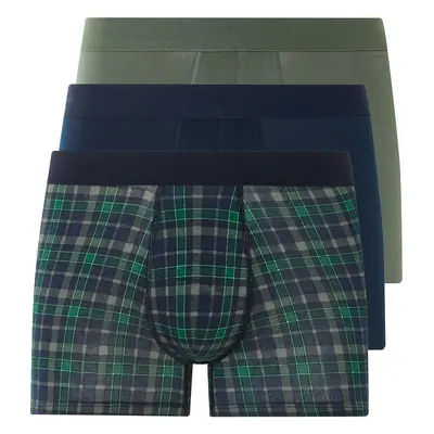 Livergy® Pánské boxerky, kusy (navy modrá / kostkovaná / zelená, 5/M)